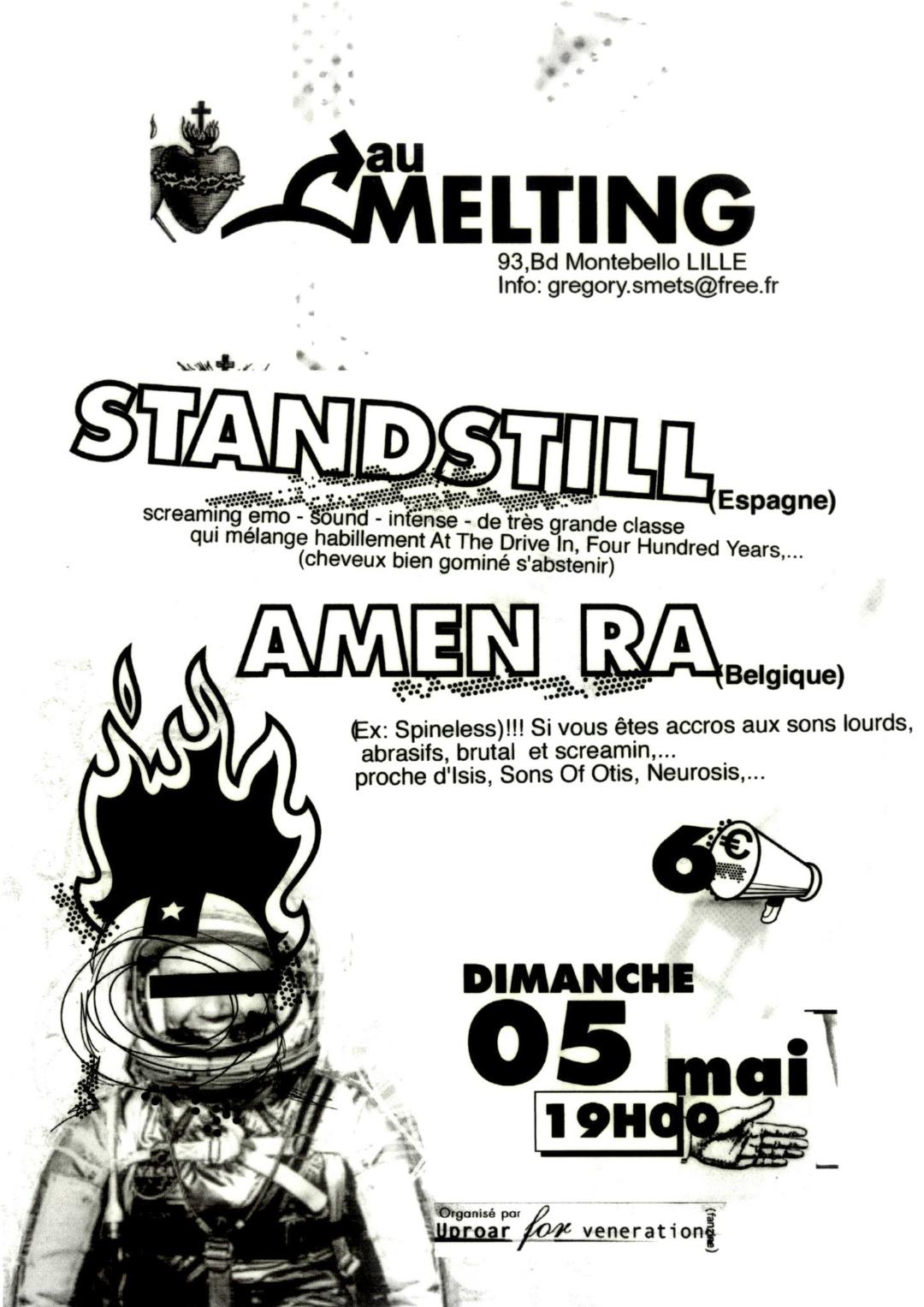 Standstill + Ensign + Amen Ra @ Melting Lille - 5 mai 2002