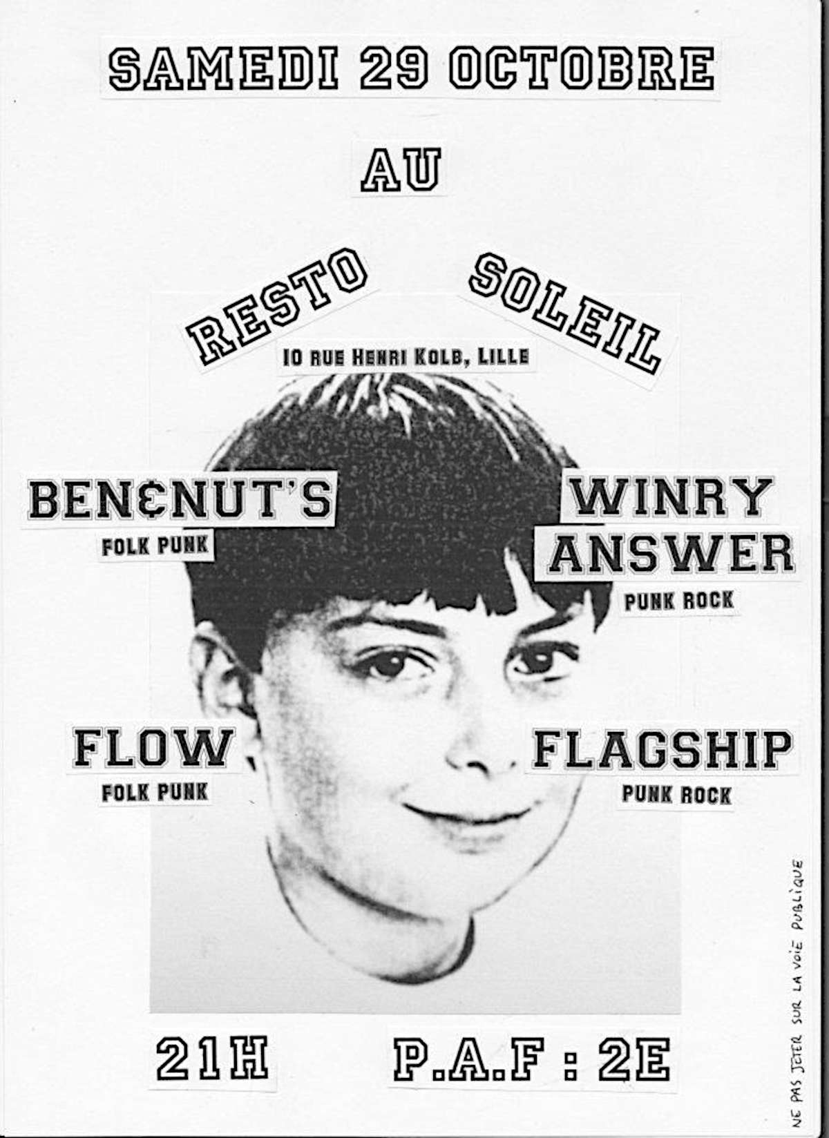 Ben & Nut's + Winry Answer + Flow + Flagship @ Resto Soleil Lille - 29 octobre 2011