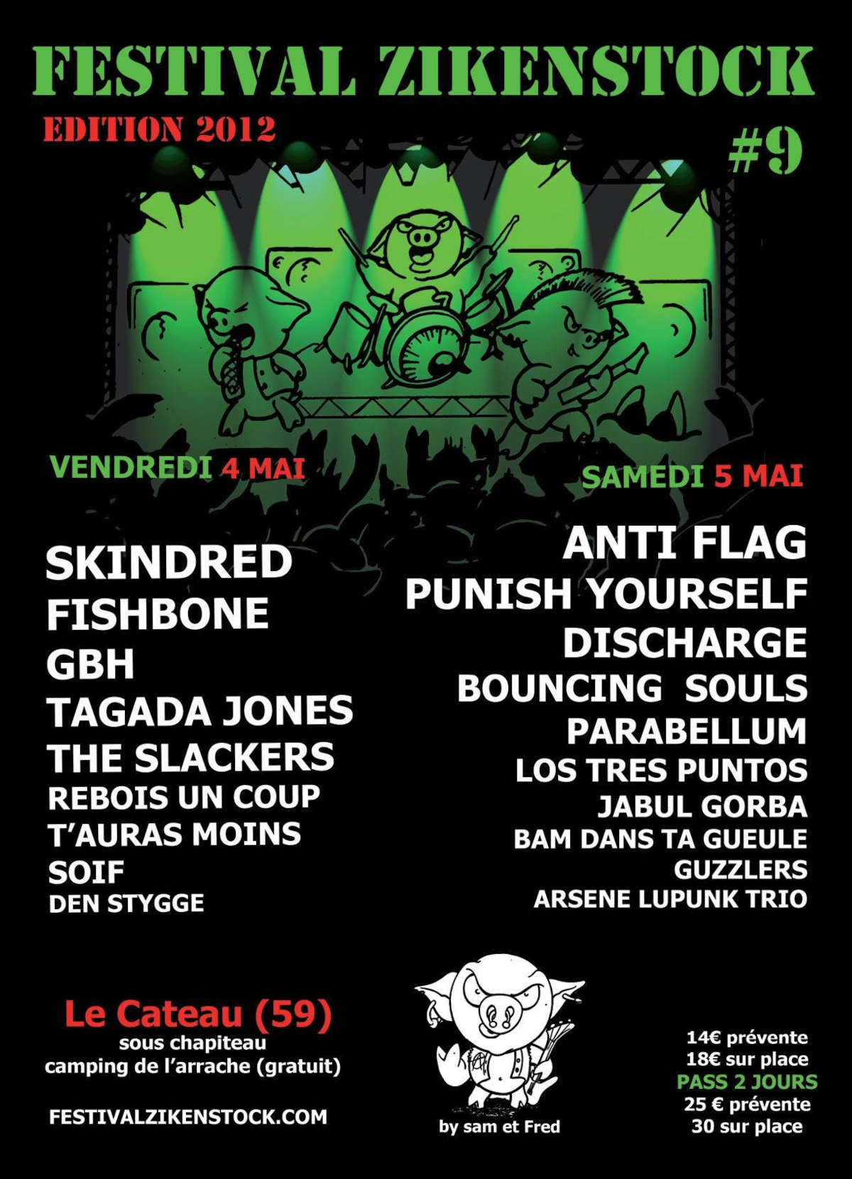 Zikenstock #9 jour 1 @ Le Cateau-Cambrésis - 4 mai 2012