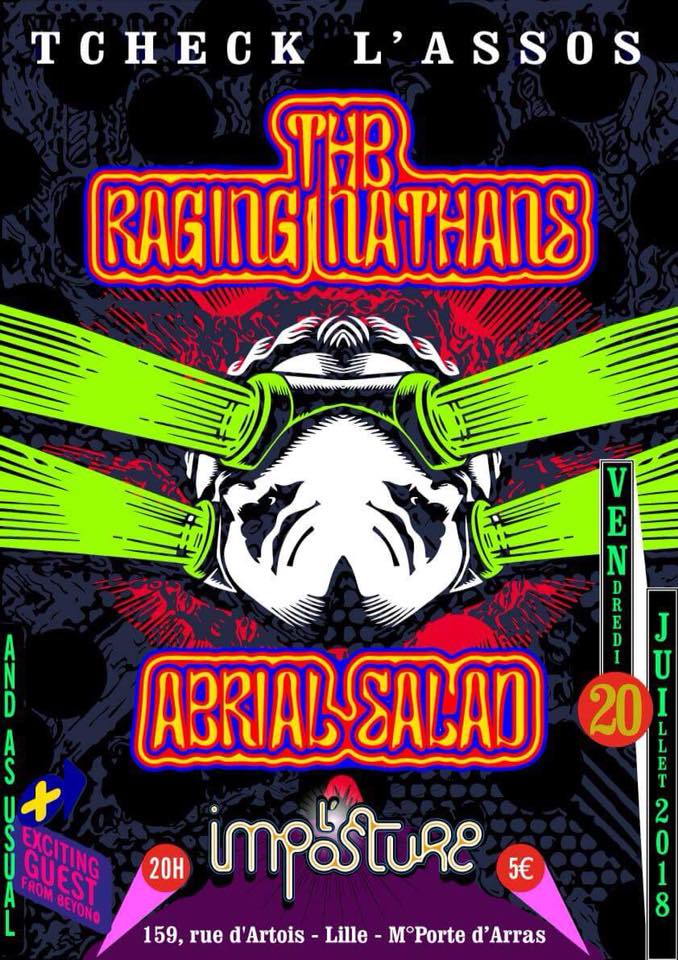 The Raging Nathans + Aerial Salad @ Imposture Lille - 20 juillet 2018