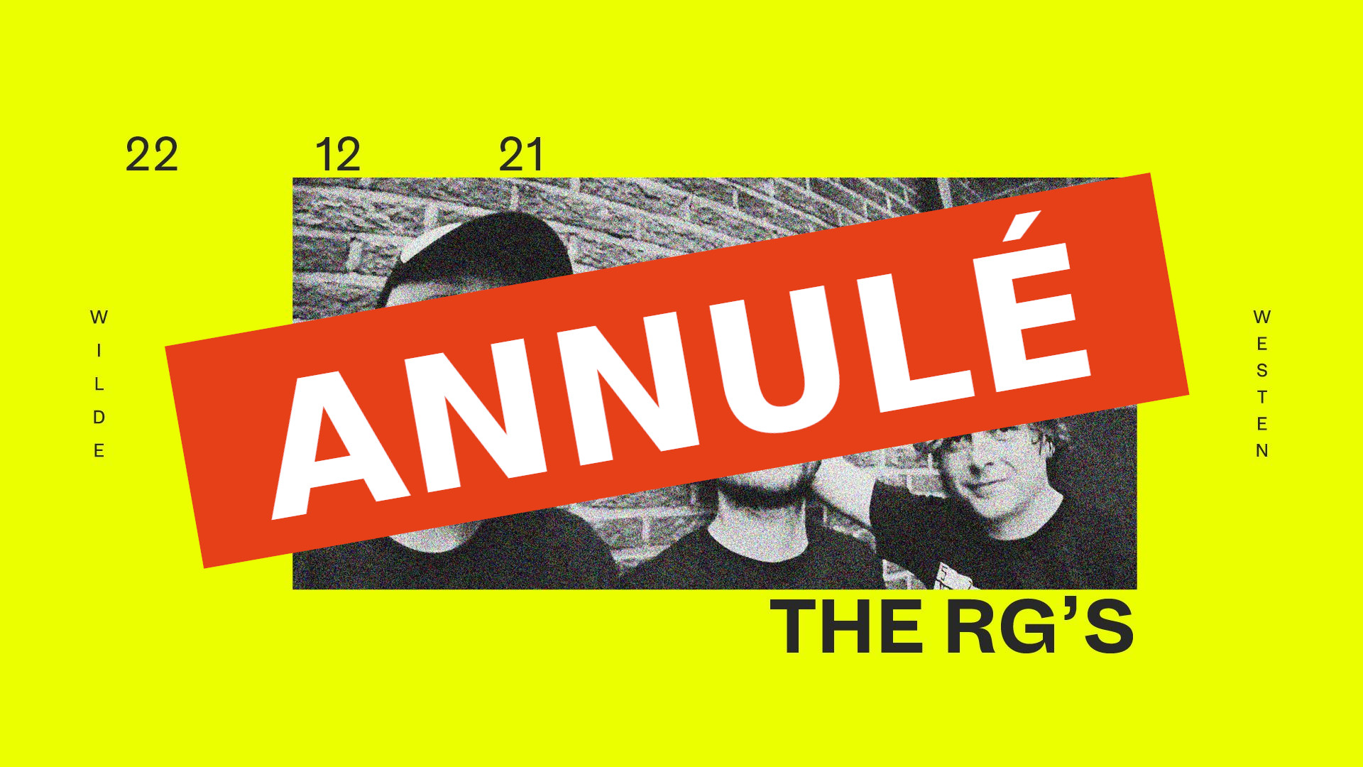 ** annulé ** à Courtrai : The RG's (melody-driven postpunk postgrunge noiserock) + Atomic Vulture (psyché stoner instru) @ Wilde Westen / De Kreun (Conservatoriumplein 1). 19h30 ** annulé (...)