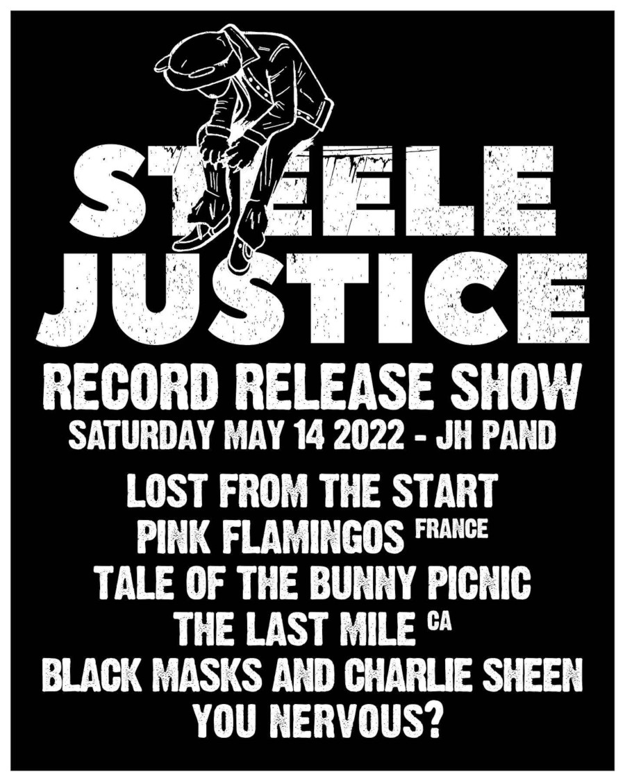 à Genk : release party de Steele Justice, avec aussi Lost From The Start, Pink Flamingos, Tale Of The Bunny Picnic, The Last Mile, Black Masks & Charlie Sheen et You, Nervous? @ JH PAND (...)