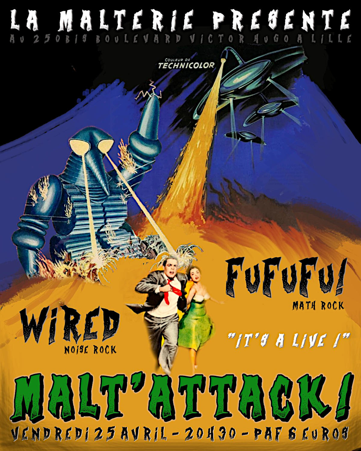 Malt'Attack = FuFuFu! + Wired @ Malterie Lille - 25 avril 2025