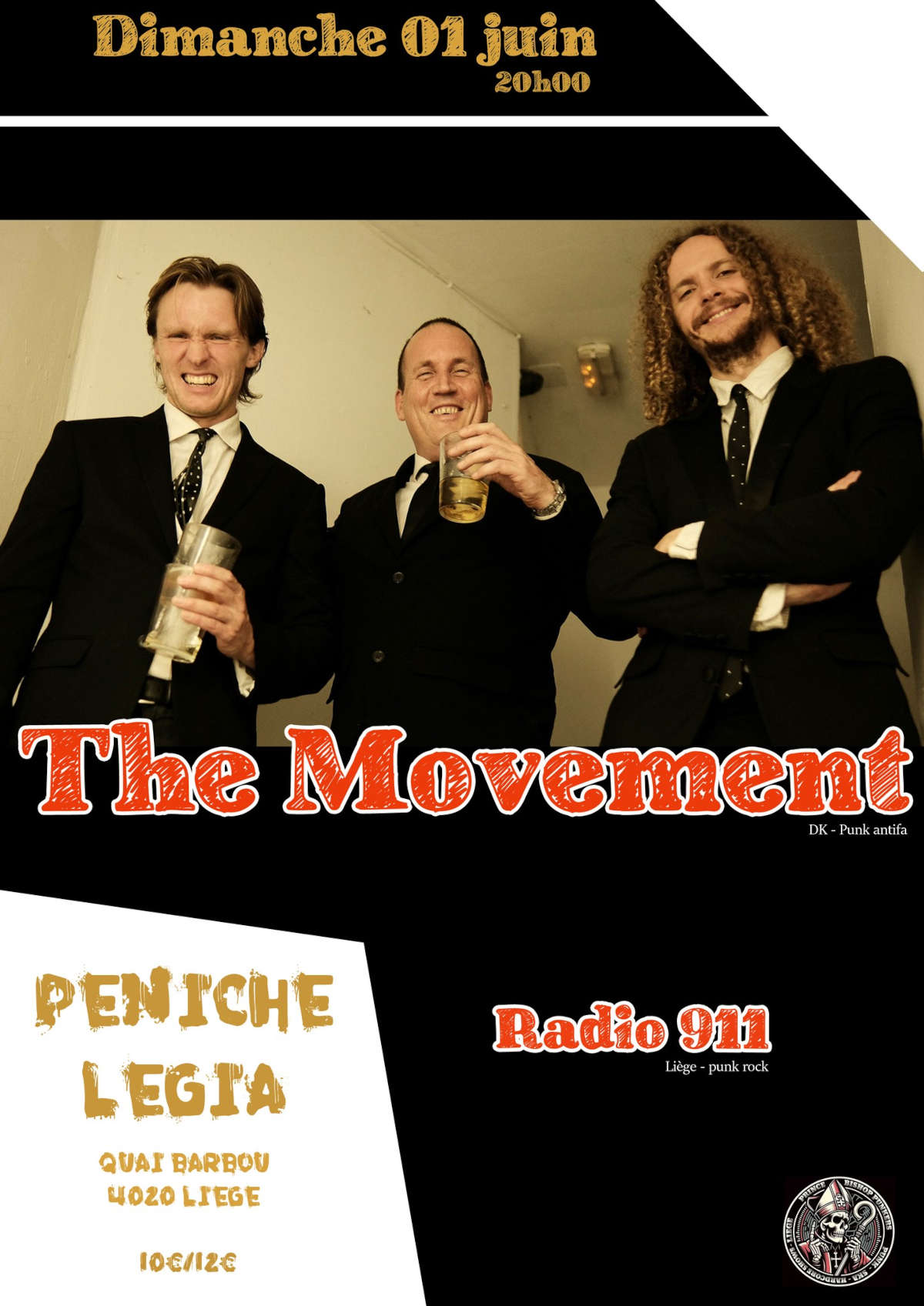The Movement + Radio 911 @ Légia Liège - 1er juin 2025