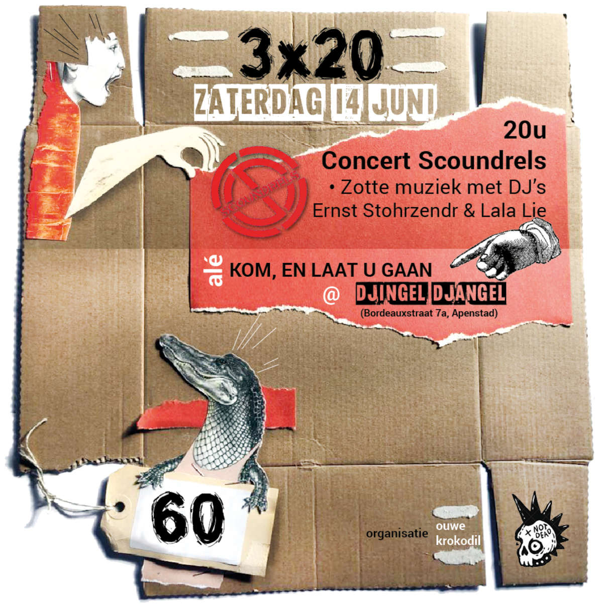 Scoundrels @ Djingel Djangel Anvers - 14 juin 2025