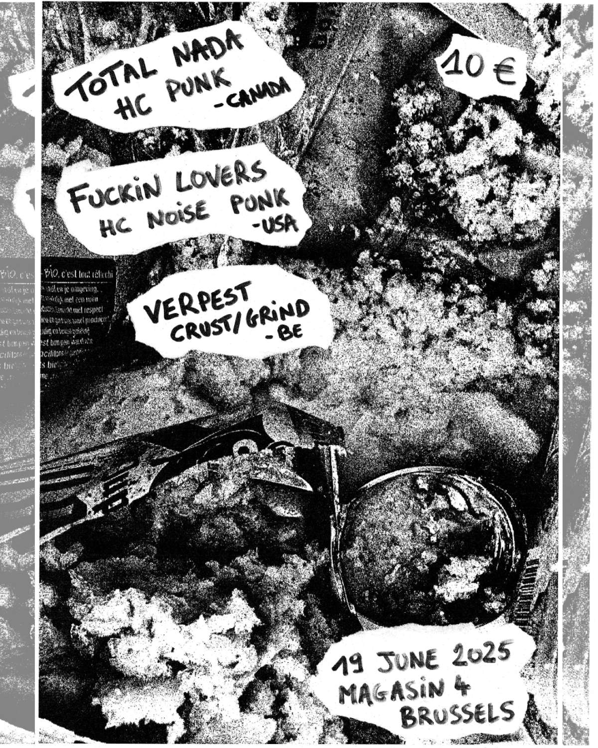 Total Nada + Fuckin Lovers + Verpest @ Magasin 4 Bruxelles - 19 juin 2025