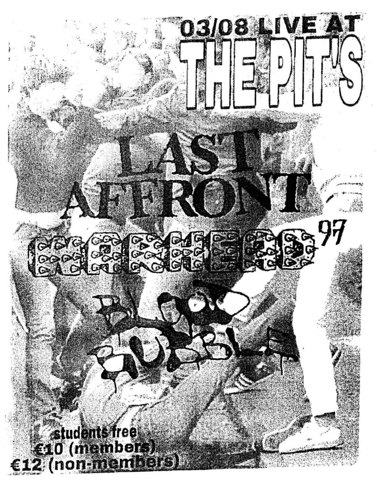 Last Affront + Warhead97 + Blood Bubble @ Pit's Courtrai - 3 août 2025