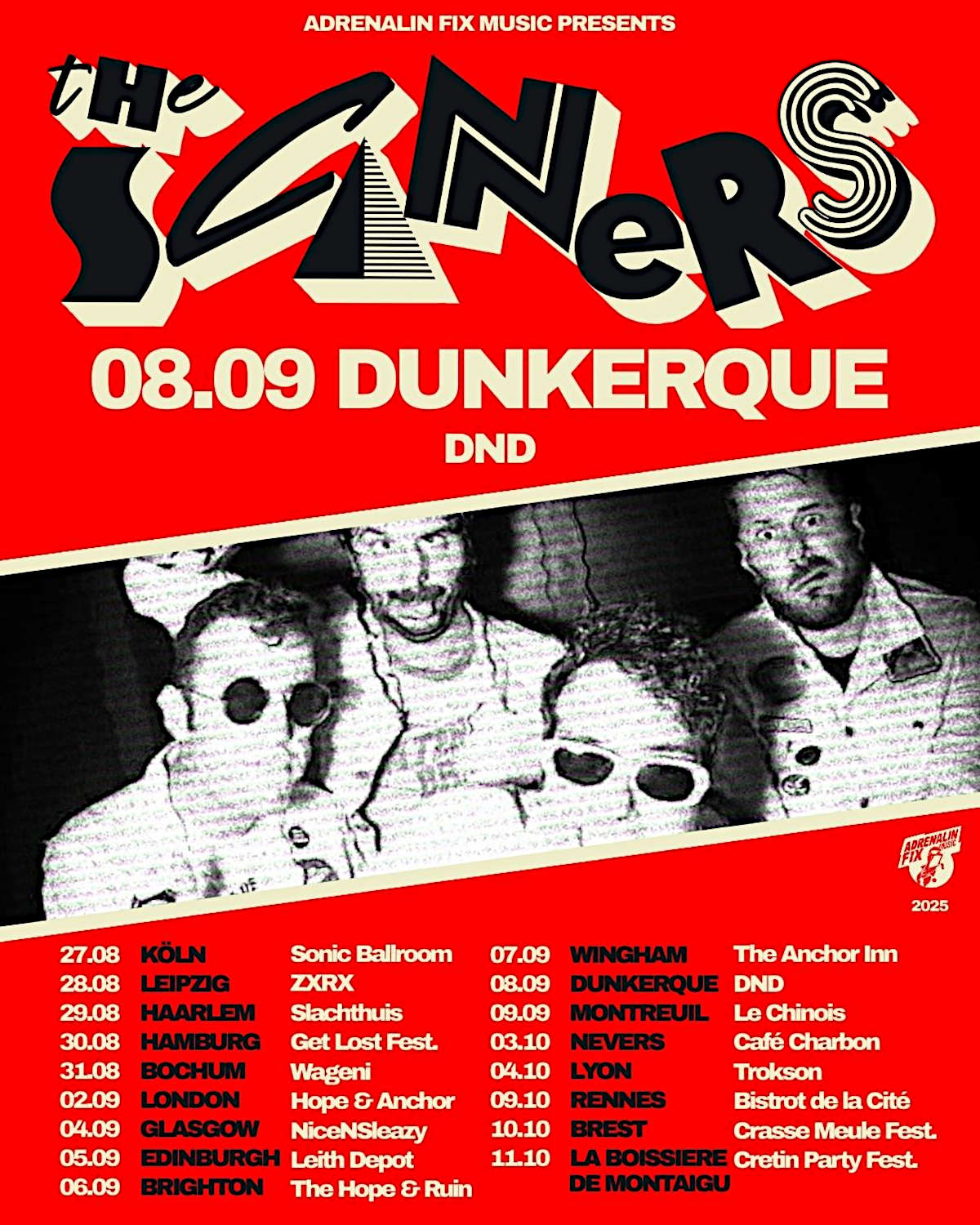 The Scaners @ DND Bar Dunkerque - 8 septembre 2025