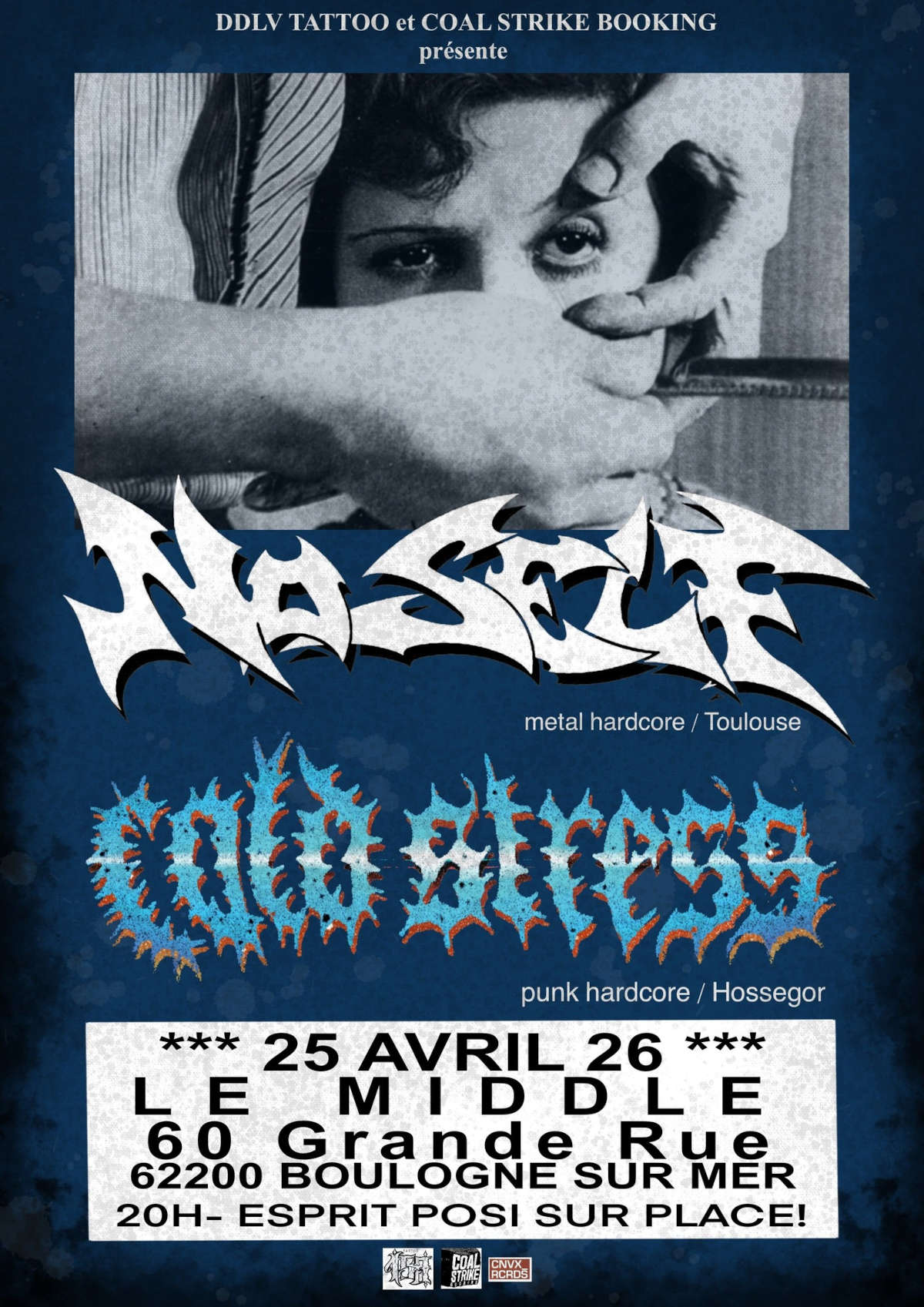 No Self + Cold Stress @ Middle Boulogne-sur-mer - 25 avril 2026