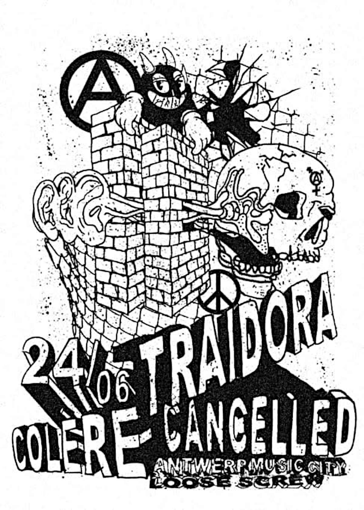 Traidora + Colère + Cancelled @ Antwerp Music City - 24 juin 2026