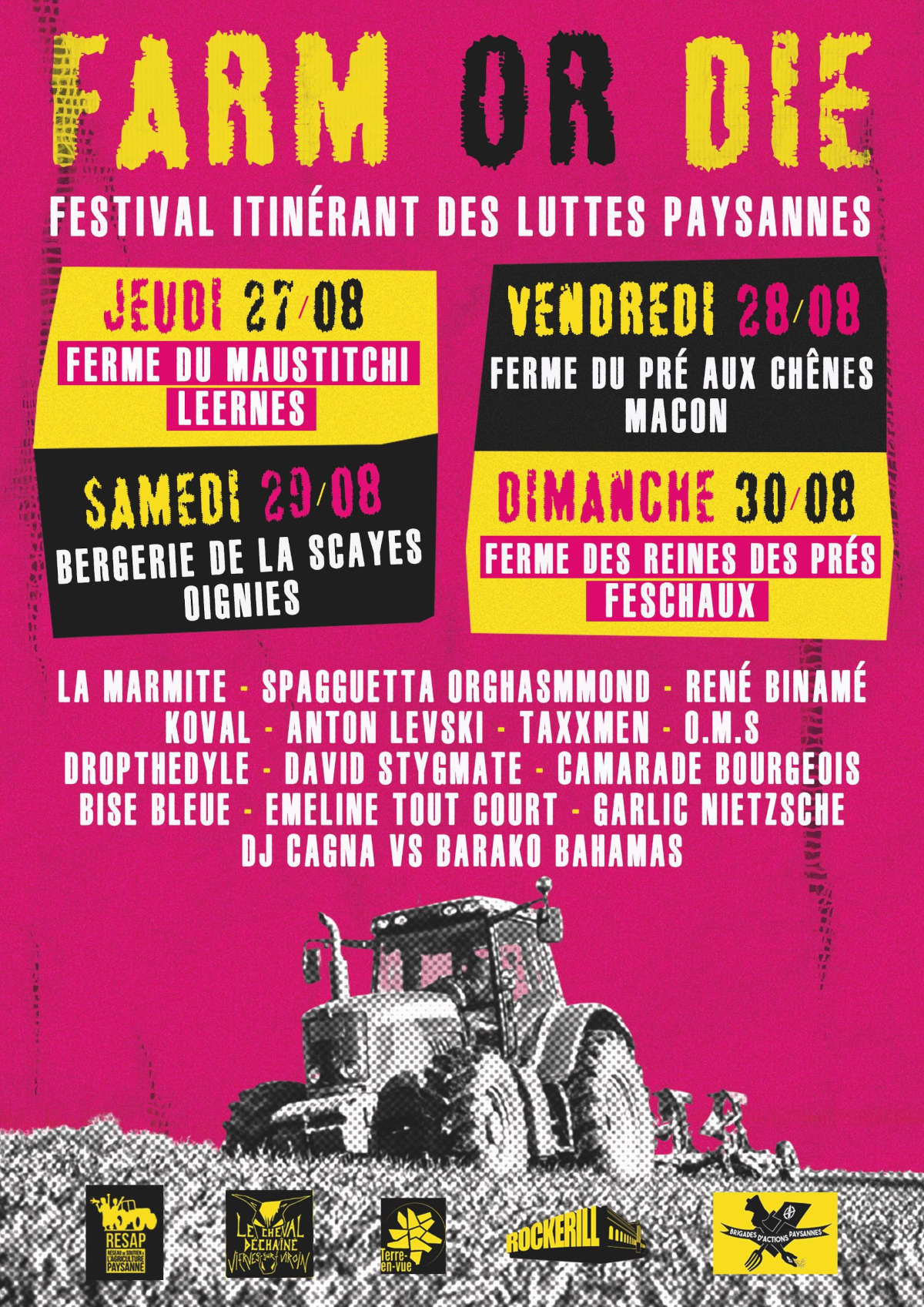 Farm Or Die 2026 jour 2 @ Macon - 28 août 2026